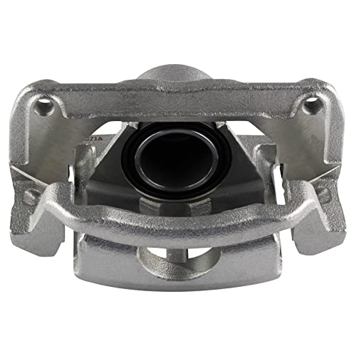 Image of TRQ Front Driver and Passenger Side Brake Caliper Set Caliper Brackets Hardware Compatible with 06-12 Ford Fusion 07-12 Lincoln MKZ 06 Lincoln Zephyr 06-13 Mazda 6 06-11 Mercury Milan