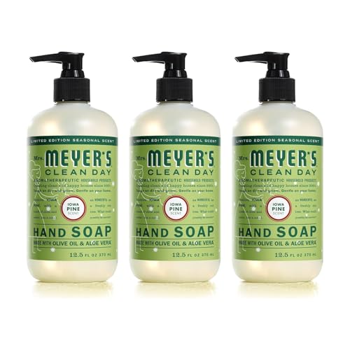 Mrs Meyers Clean Day Soap Hand Lq Hol Iwa Pne, 12.5 Oz (Pack of 3)