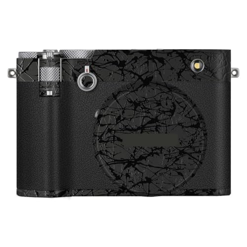 GFX100RF 傷防止カメラカバースキンステッカー FujiFilmに適合する GFX 100RFカメラプロテクターフィルムスキンデカール(スプラッシュウルトラブラック)