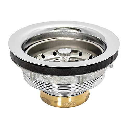 Colador para fregadero de cocina EZ-FLO de acero inoxidable miniatura 3