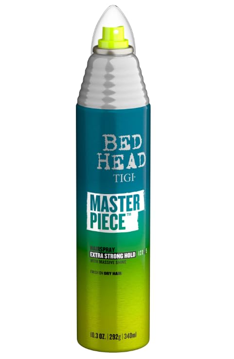 B'ed Head Masterpiece Shiny Hairspray with Strong Hold, 10.3 oz (Pack of 1)
