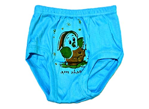 Image of Kid's Soft Cotton Cartoon Print Panties Multi-Coloured (Pack of 6)