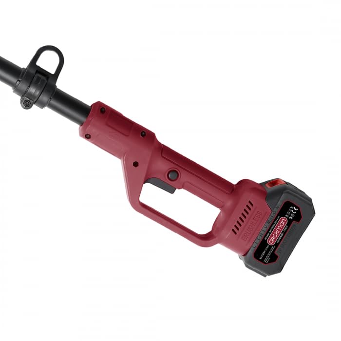 Archman PE04AT Svettatoio Sega ad Asta Telescopica/Potatore a Catena a Batteria, Lunghezza Massima di 2,7 m, Lama da 20 cm, 2 Batterie da 21v 4.0ah,Ultra leggero peso 2,9 kg,Motore Brushless 800watt