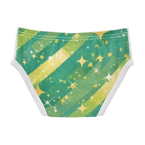 Green Glitter Texturoddler Boys Cotton Kids Underwear Breathable Undies2