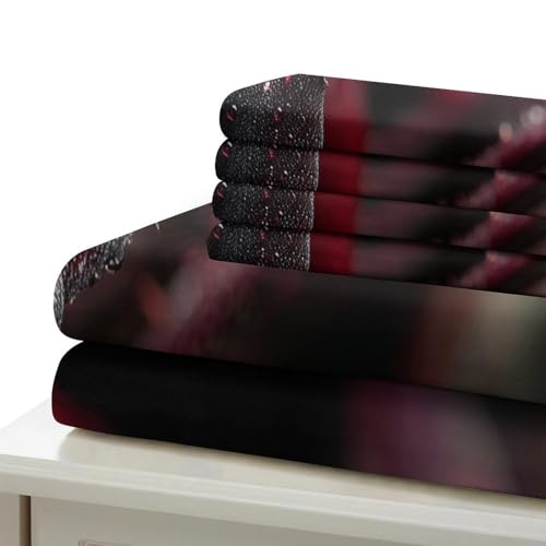 Parure de lit hypoallergénique en microfibre douce avec zip - 7