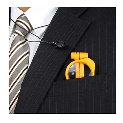 Glas mit Leichter tragbarer Lupe/Leseglas, tragbare Tasche, Klapparm, freistehend/freihändig 2X 4X 25X Leichte Handglas-Büroprodukte
