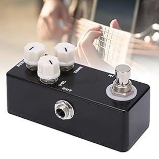 【Compact and Durable】- Encased in a guitar effects pedals, this Guitar Effect Pedal is designed for lasting durability. Its compact and lightweight design enhances portability, making it easy to carry and ideal for travelling musicians. 【Visible Indi...