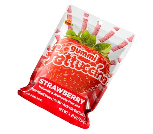 Bourbon Fettuccine Gummi Strawberry 6-Pack miniatura 1