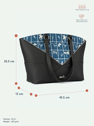 Image of ZOUK Rhea Kapoor Tote Bag - | Elegant Vegan Leather Tote for Women |