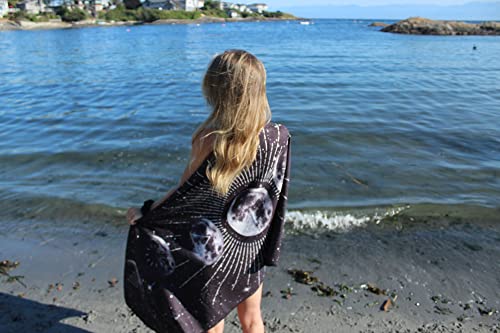 Nomadix Original Towel - Perfect for Beach, Pool, Travel, Camping, Yoga - Made with Recycled Materials - Super Absorbent - Sand Resistant - Mystic Moon Phase - 72.5x30 - Image 6