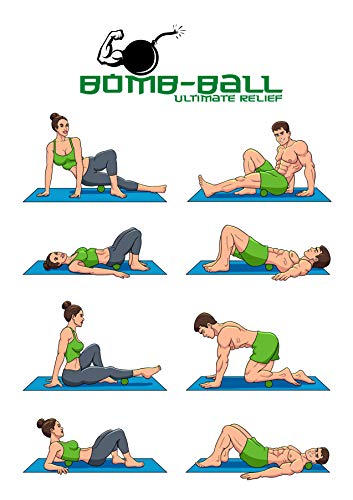 Bomb-Ball Duo Massage ball set by Ultimate Relief, Faszien + Lacrosse massage ball für die Ultimative Muskel Entspannung, Selbstmassage, Faszientraining + Triggerpunkt Therapie - Image 7