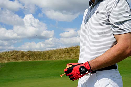 Image of Zero Friction Men's Compression-Fit Synthetic Golf Glove, Universal Fit