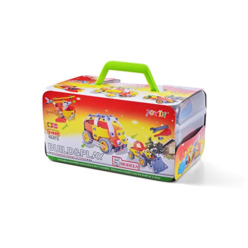 image for JOYIN 148 Pcs STEM Building Block Toys, Take-a-Part Play-Set, Educatio