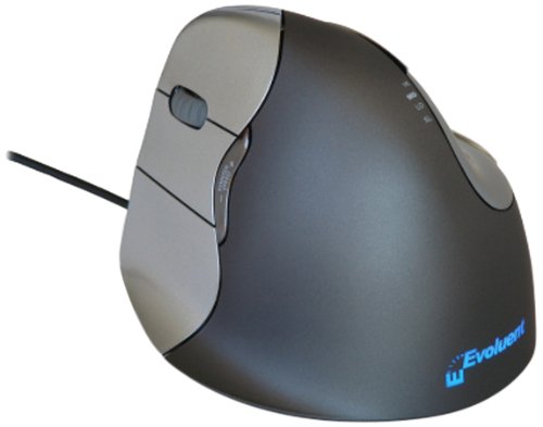 Evoluent Left Handed Vertical Mouse 4 Erogomic Mouse
