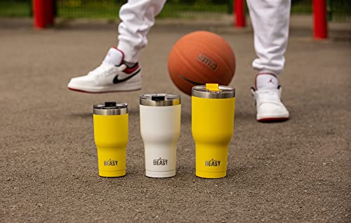 Greens Steel Beast Tumbler – 1050 ml (40 oz), Zitrone | Wiederverwendbarer Edelstahl, vakuumisolierter Becher… – Ansicht 7
