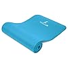 ProsourceFit-Extra-Thick-Yoga-Pilates-Exercise-mat ProsourceFit Extra Thick Yoga and Pilates Mat ½” (13mm) or 1" (25mm), 71-inch Long High Density Exercise Mat with Comfort Foam and Carrying Strap, Aqua