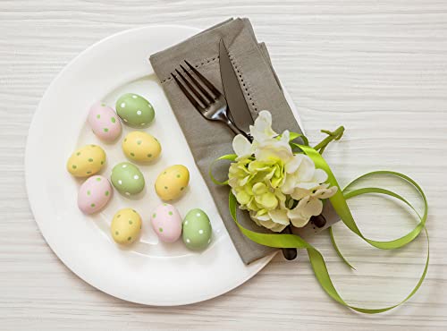 Sweet Needle Tovaglioli in puro lino con orlo a