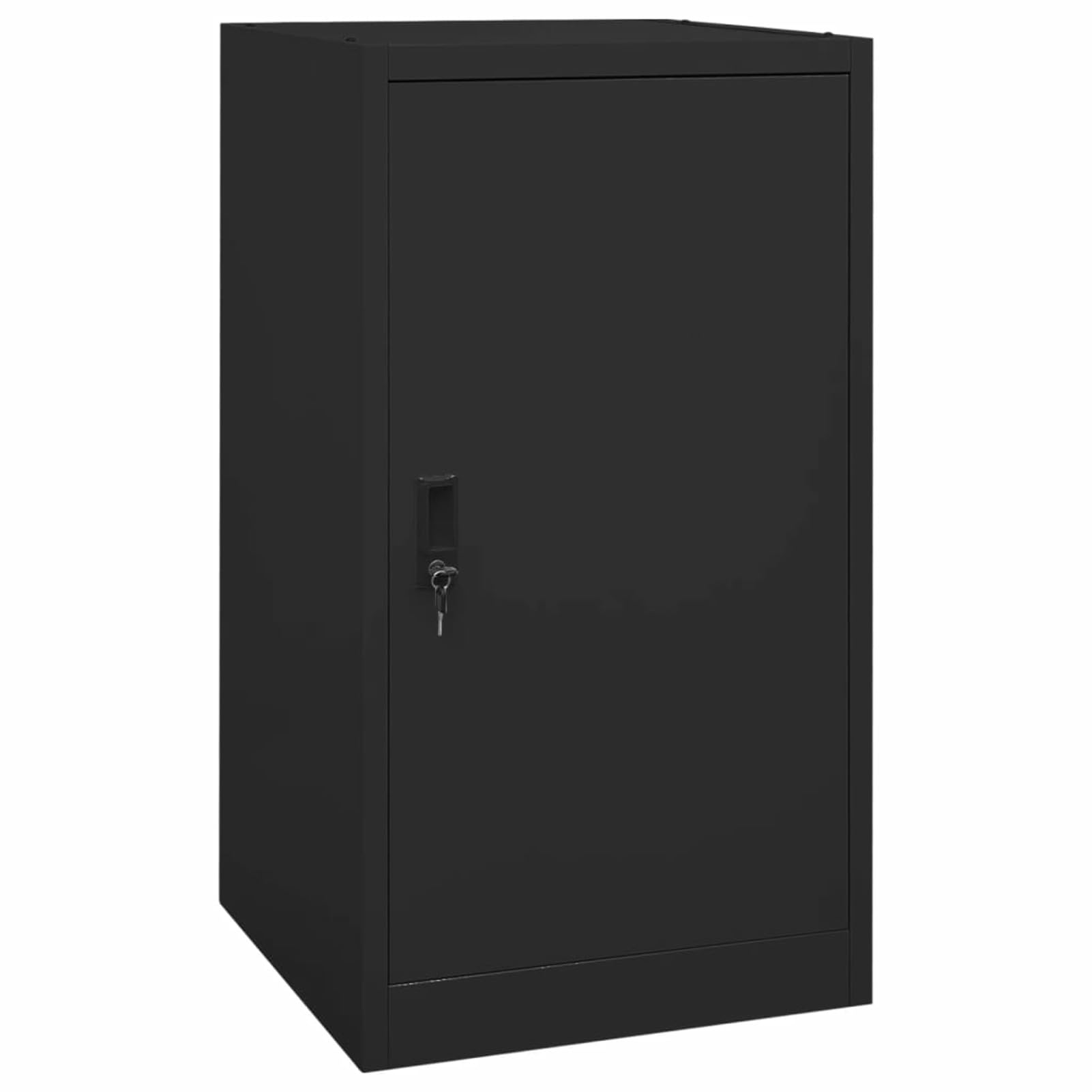 Juroupi Saddle Cabinet Black 53x53x105 cm Steel, Stable, Horse Tack Storage