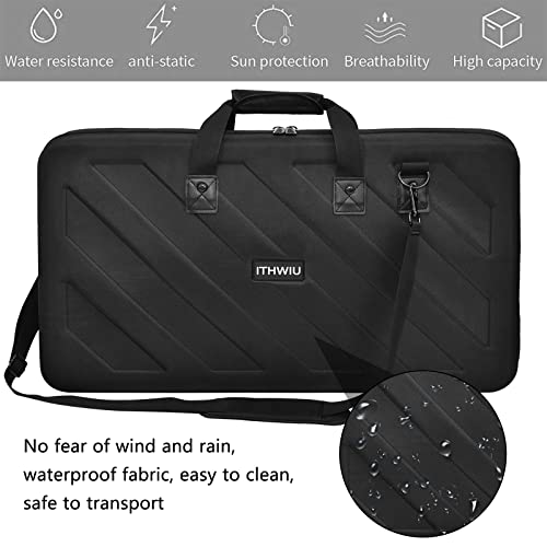 Image of Lightweight Molded Hard Storage Case Fits Pioneer DDJ 1000, 1000SRT DJ Controllers Carrying Case Black