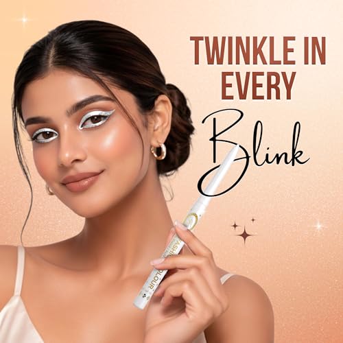Image of FASHION COLOUR Intense Revolving White Kajal | High Impact Intense Color in 1 Stroke | Waterproof & Smudge Proof | Soft Texture | Matte Finish | Long Lasting Retractable | 0.35g