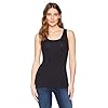 Amazon-Essentials-Womens-2-Pack-Slim-Fit-Tank Amazon Essentials Women's Slim-Fit Tank, Pack of 2, Black, Large