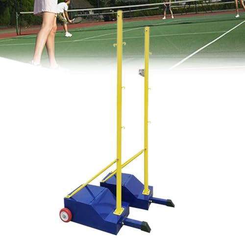 Juego de red deportiva ajustable con base estable para voleibol y bádminton, perfecto para juegos de interior y exterior para todas las edades