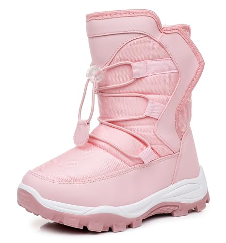 Image of Apakowa Kids Boys Girls Cold Weather Water Resistant Winter Snow Boots (Toddler/Little Kid/Big Kid)