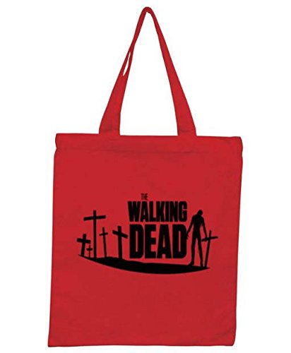 The Walking Dead Zombie Horror Canvas Tote Bag Market Pouch Grocery Reusable Merch Massacre Black Friday Christmas (Red) The Walking Dead Zombie Horror Canvas Tote Bag Market Pouch Grocery Reusable Merch Massacre Black Friday Christmas (Red)