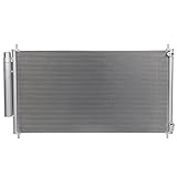 ECCPP Auto Parts Air Conditioning A/C Condenser Aluminum A/C Condenser Replacement Radiator for 2012 2013 2014 2015 for Honda Civic 2002 for Honda CR-V CU3976