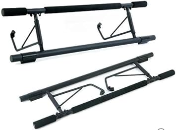 Glamza Foldable Pull Up Bar Door Frame   Heavy Duty Doorway Chin Up Bar, Multi-Grip Home Gym Equipment for Pull Ups, Chin Ups & Hanging Leg Raises, No Drill Upper Body Strength Trainer