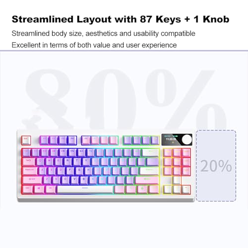 Teclado Mecánico Yosoo Conectividad USB-C RGB miniatura 4