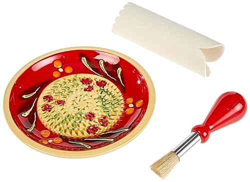 JOSKO Produits 2732 Lot de 2 assiettes à friction en céramique Rouge