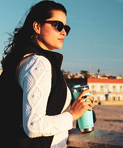 Drinco - 20 Oz Stainless Steel Tumbler | Double Walled Vacuum Insulated Mug With Lid, 2 Straws, For Hot & Cold Drinks (20Oz, 20Oz Teal), 1 Count (Pack Of 1) #TOP7