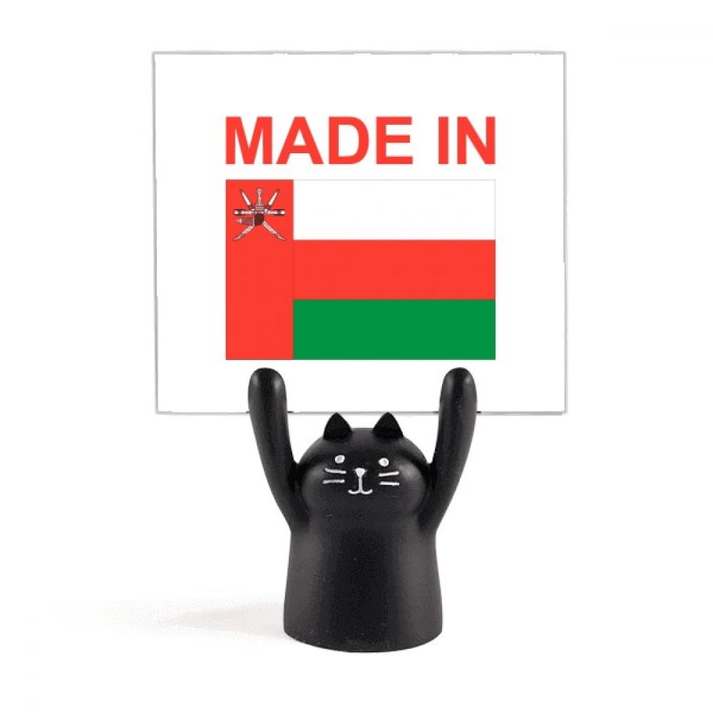 Support mémo chat noir Oman Country Love idée cadeau originale - 4