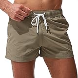 Imperméable et séchage rapide : doux, léger, doux pour la peau, respirant, imperméable, garde le short de bain au sec et confortable.