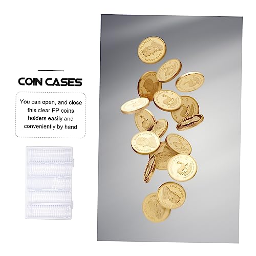 Caja para moneda con cápsula transparente miniatura 6