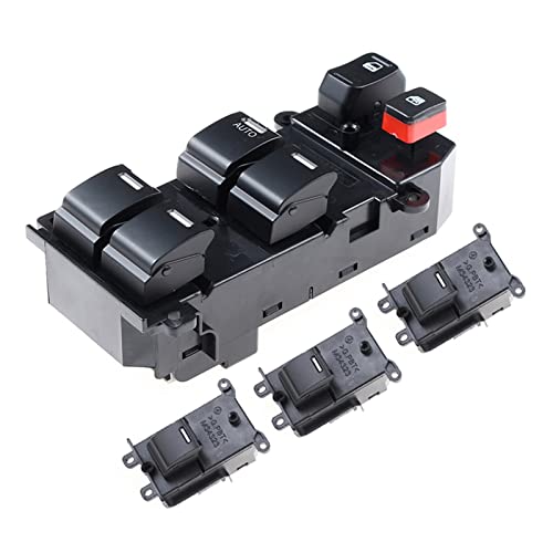 Interruptor Ventana eléctrica Interruptor de Control eléctrico del elevalunas eléctrico, para Honda para CRV 2007-2011 35750-SWA-K01 35760-SWA-J01 35750SWAK01 35760SWAJ01(Left Set)