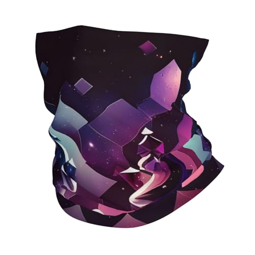 Bandana cuello geométrico estilo poligonal con diseño galaxia, cubierta facial para mujer y hombre, pasamontañas para motocicleta, ciclismo, esquí y fiesta miniatura 1