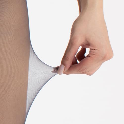 Image of CALZITALY Seamless Sheer Tights, Comfortable Waistband, 15 Denier Pantyhose Multi Colors Made in Italy