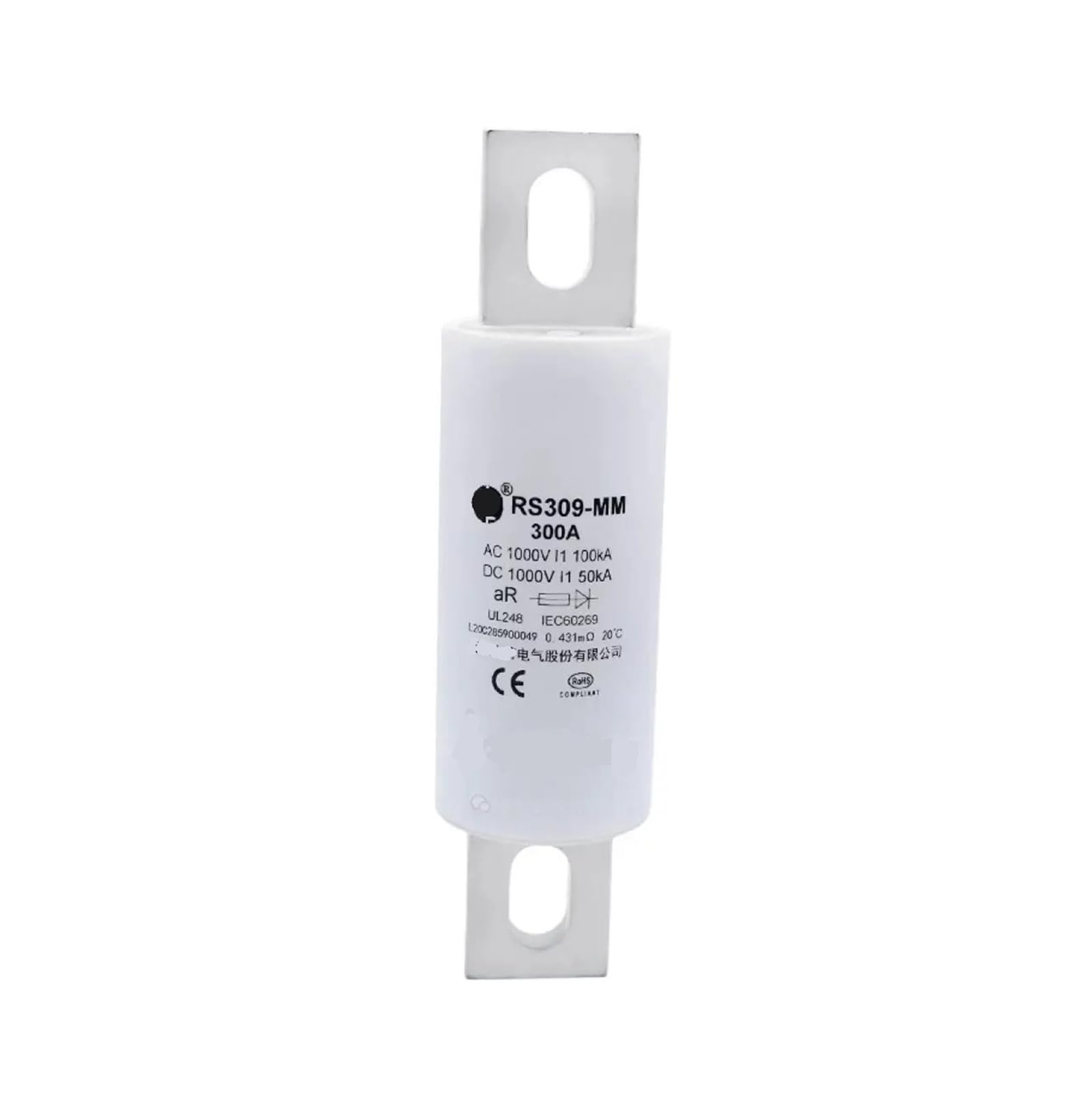 HCVYQMMJ RS309-MM 15A 35A 50A60A80A100A125A-150A-200A 250A 275A 300A 350A 400A 450A 500A 600A 700A 800A 1000VDC/VAC Fuse(RS309-MM-350A)