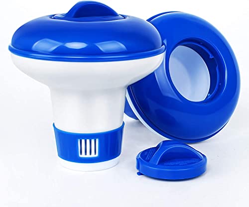 KIT Clorador Flutuante 1 Pastilha De Cloro Para Limpeza De Piscina - Escorrega O Pre&ccedil;o