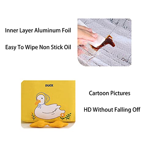 Black Cute Cartoon Duck Lunch Bags For Kids Reusable Insulated Lunch Box Female White Collar Nurse Student Office Worker Lunch Tote Bag #TOP3