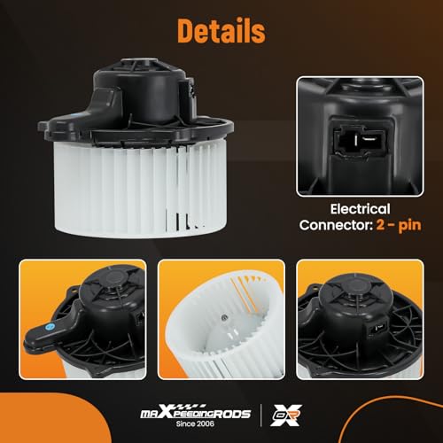 Image of maXpeedingrods HVAC Heater Blower Motor with Fan 700222 for Hyundai Elantra 2007-2010, Equus 2011-2013, Genesis 2009-2014, Santa Fe 2007-2009, Veracruz 2007-2012# PM9372 971144H000 F00S33F012