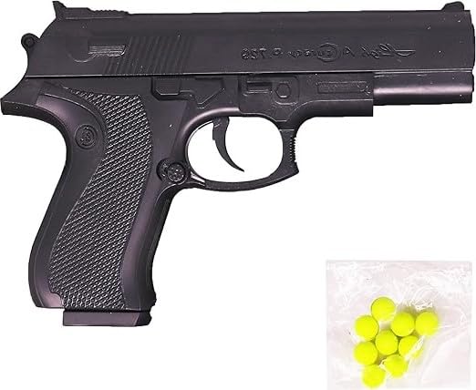 Toy Mouser Pistol Shooting Gun with 50 Plastic Bullets for Kids Age 15 Years & Above | Pull Back The Loader to Load Gun (B0CKMZS2V6) Amazon Price History, Amazon Price Tracker
