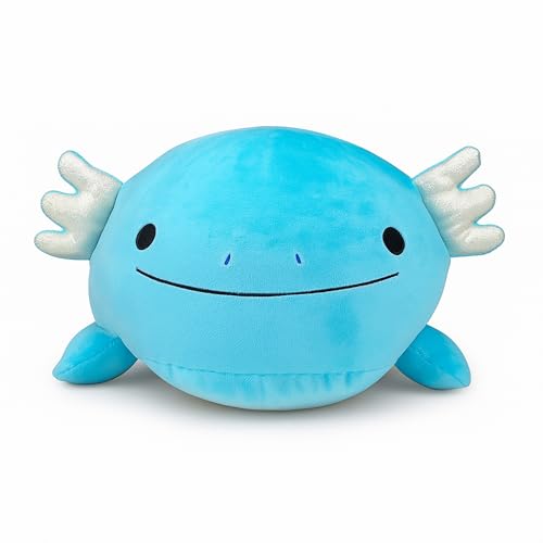 Image of Pineapple Axolotl Plush Toy, Giant Soft Axolotl Stuffed Animal Pillow, Kawaii Plushies, Cute Squishy Plushie Gift for Kids & Adults (24 inch)
