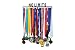 FitGoalz Medal Holder Hanger Display - Wall Mount - Great Gifts for Runners, Gymnastics, and Sports Medals – No Limits