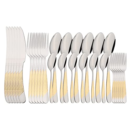 Set Cubiertos 24 Piezas Acero Inoxidable Cocina miniatura 2