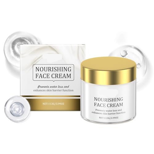 保湿フェイスクリーム - 乾燥肌に潤いを与え、皮脂バランスを整え、毛穴を改善し、素早く吸収され、べたつかない(2PCs)