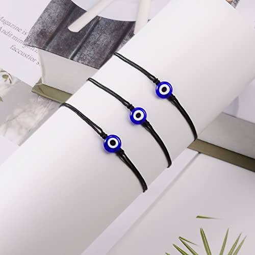MANVEN 3 PCS Nazar Eye Kabbalah Bracciale Felicità...