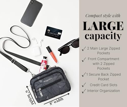 Image of Baggallini Triple Zip Bagg JAV Cross Body